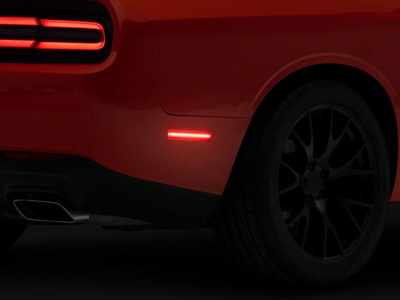 Raxiom 15-23 Dodge Challenger Excluding Widebody Axial Series LED Side Marker Lights- Clear Sidemarkers & Indicators Raxiom
