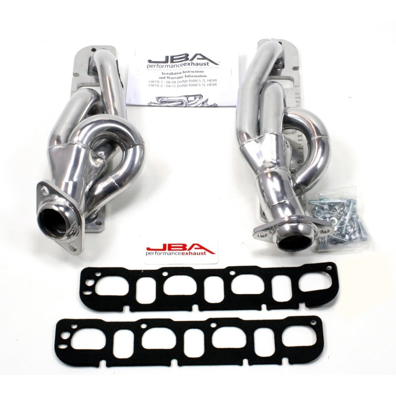 JBA 09-19 RAM 5.7L HEMI 1-5/8in Primary Silver Ctd Cat4Ward Header Headers & Manifolds JBA