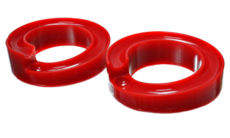Energy Suspension 1in Lift Isolator Set - Red Bushing Kits Energy Suspension
