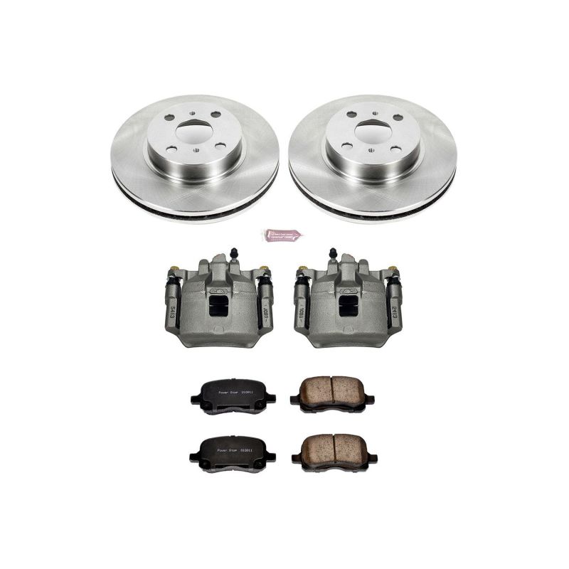 Power Stop 98-02 Chevrolet Prizm Front Autospecialty Brake Kit w/Calipers Brake Kits - OE PowerStop