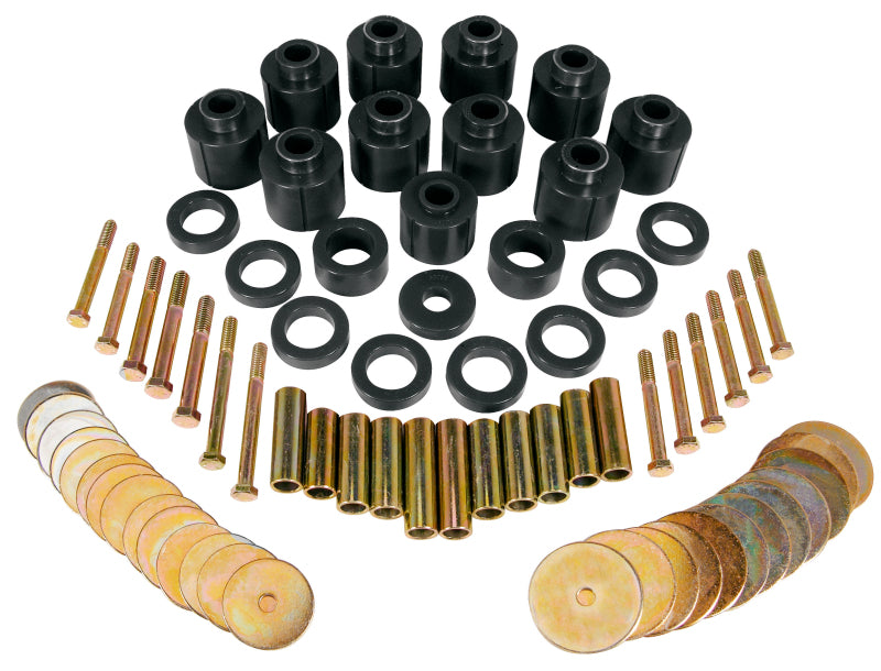 Prothane 80-86 Jeep CJ5/7 Body Mount - Black Bushing Kits Prothane