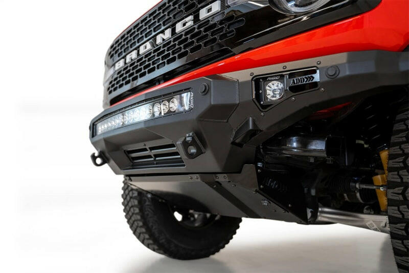 Addictive Desert Designs 2021+ Ford Bronco Stealth Fighter Front Bumper Skid Plate Kit Skid Plates Addictive Desert Designs