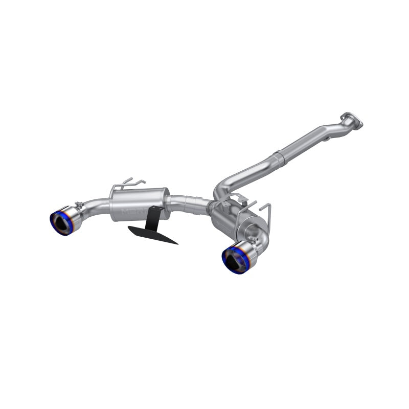 MBRP 2023 Toyota Corolla GR 1.6L T304 Stainless Steel 3in Cat-Back Dual Split Rear w/ Burnt End Tips Catback MBRP
