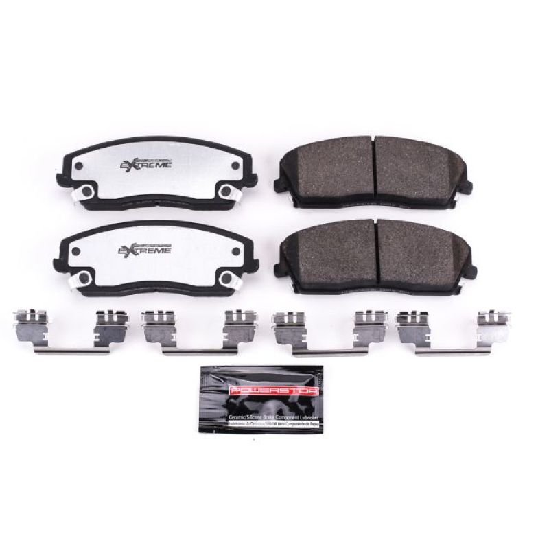 Power Stop 05-19 Chrysler 300 Front Z26 Extreme Street Brake Pads w/Hardware Brake Pads - Performance PowerStop