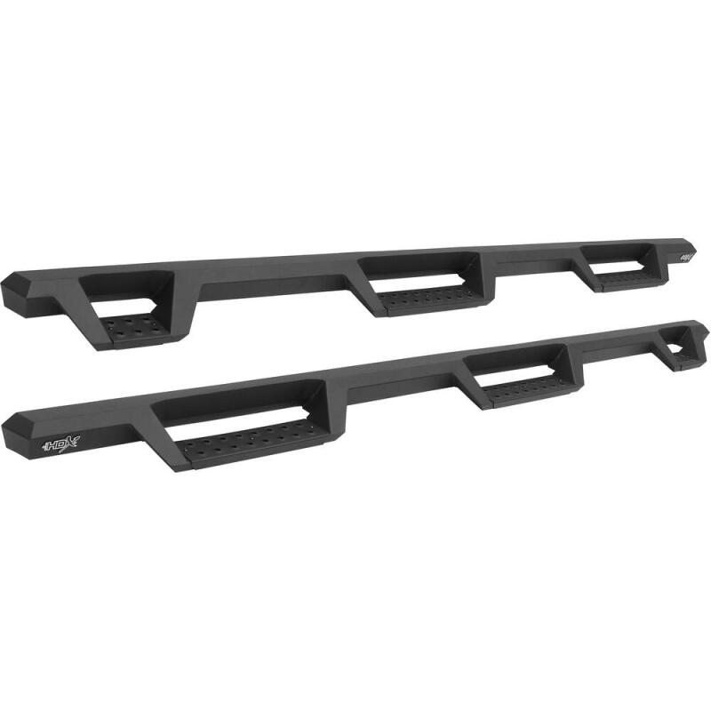 Westin 17-22 Ford F-250/350 Crew Cab 6.75ft Bed HDX Drop W2W Nerf Step Bars - Tex. Blk Nerf Bars Westin