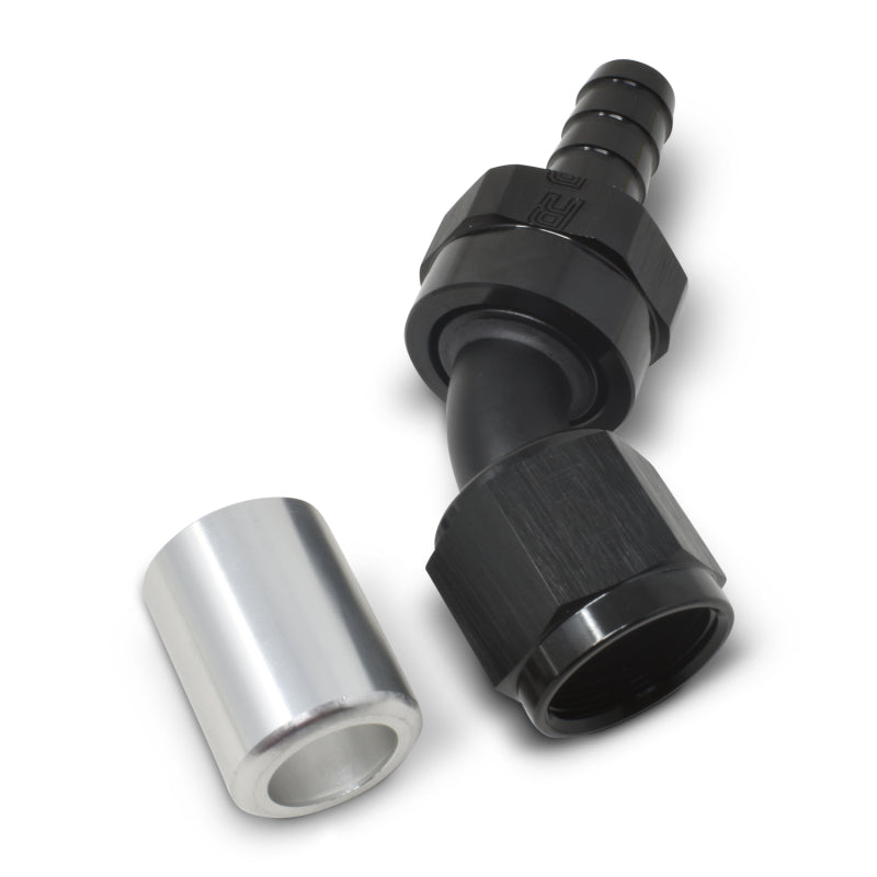Russell Performance -10 AN Proclassic Crimp 45 Degree End (O.D. 0.825) Fittings Russell