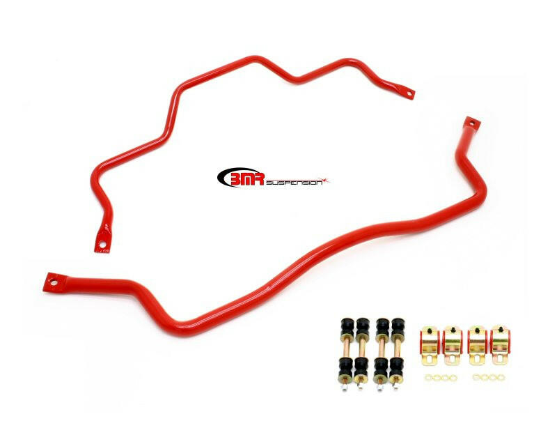BMR 93-02 F-Body Front & Rear Sway Bar Kit w/ Bushings - Red Sway Bars BMR Suspension
