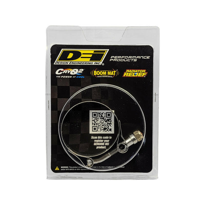 DEI Stainless Clamp 2.25in to 2.56in - Wide Band Clamp 1 per pack Clamps DEI