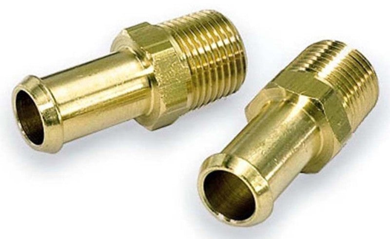 Moroso Fuel Hose Fitting - 1/2in NPT to 3/8in Hose - Brass - Single Fittings Moroso
