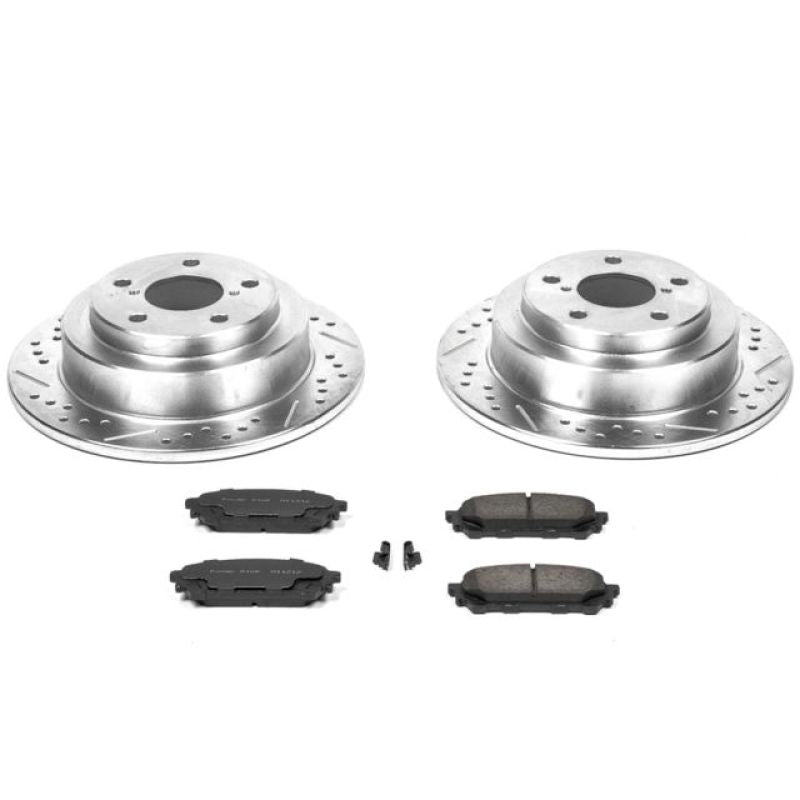 Power Stop 05-06 Saab 9-2X Rear Z23 Evolution Sport Brake Kit Brake Kits - Performance D&S PowerStop