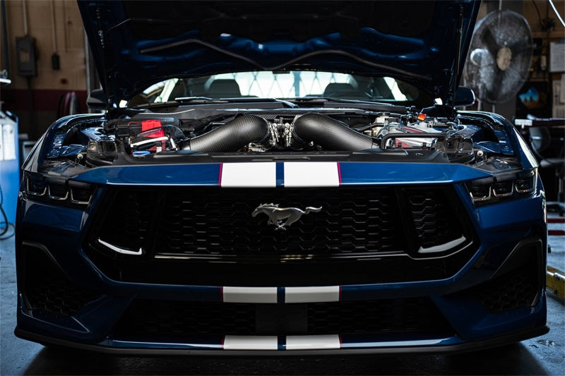 Corsa 24-25 Ford Mustang GT 5.0L V8 Carbon Fiber Cold Air Intake w/ DryTech Air Filters - Matte Cold Air Intakes CORSA Performance