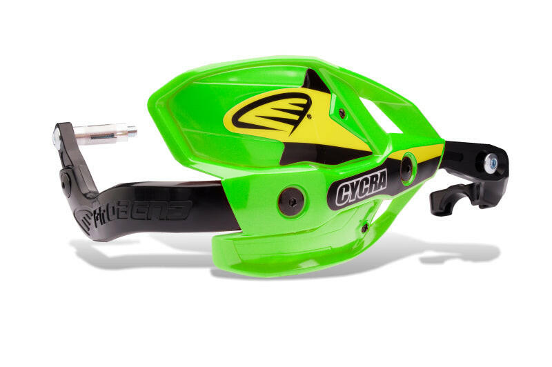 Cycra Probend Ultra w/HCM Clamp 7/8 in. - Green Hand Guards Cycra