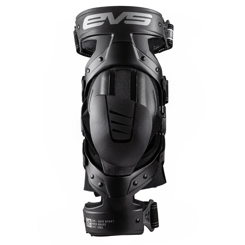 EVS Axis Sport Knee Brace Black/Black/Grey - Medium/Right Body Protection EVS
