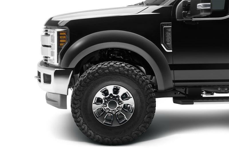 Bushwacker 17-18 Ford F-250 Super Duty Extend-A-Fender Style Flares 4pc - Black Fender Flares Bushwacker