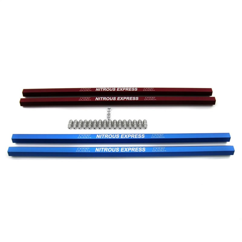 Nitrous Express Distribution Rail Kit (Double Hole Rails) Distribution Blocks Nitrous Express