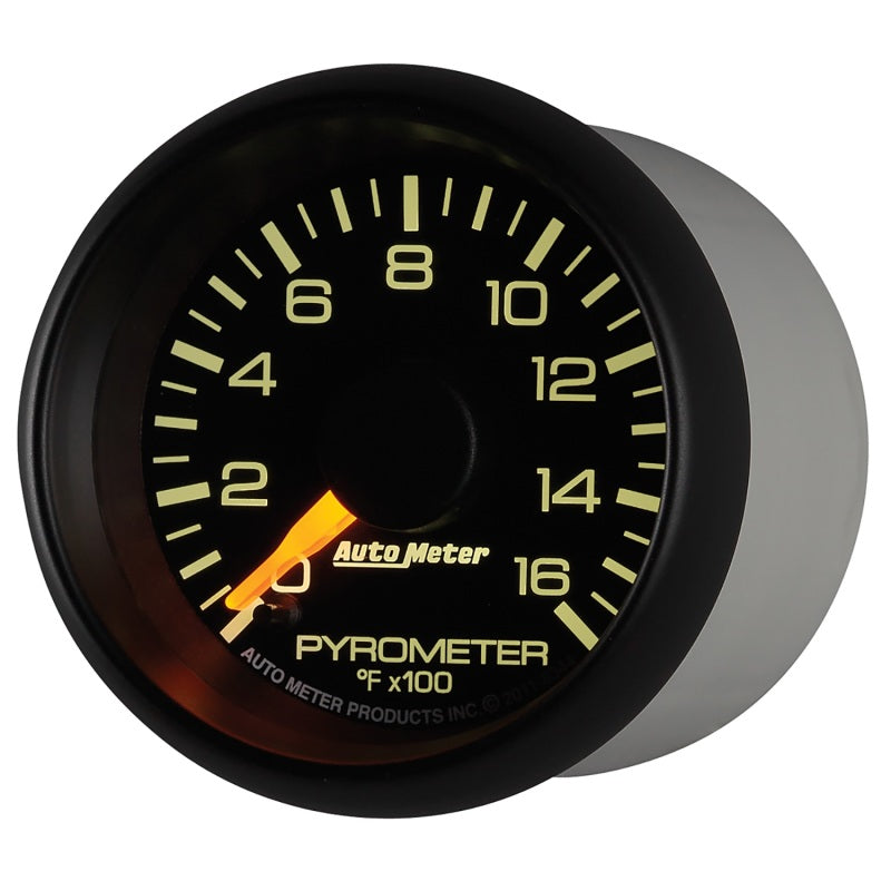 Autometer Factory Match GM 2-1/16in 1600 Degree Electric Pyrometer (EGT) Gauge Gauges AutoMeter