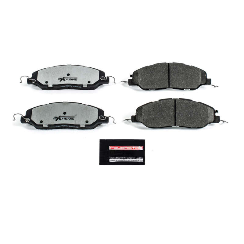 Power Stop 11-14 Ford Mustang Front Z26 Extreme Street Brake Pads w/Hardware Brake Pads - Performance PowerStop