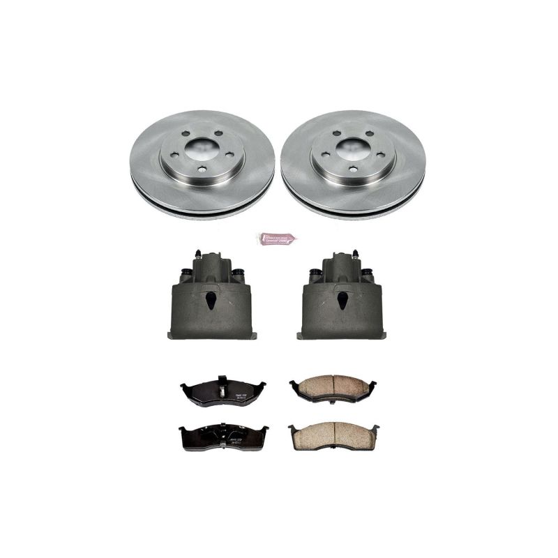 Power Stop 00-05 Dodge Neon Front Autospecialty Brake Kit w/Calipers Brake Kits - OE PowerStop