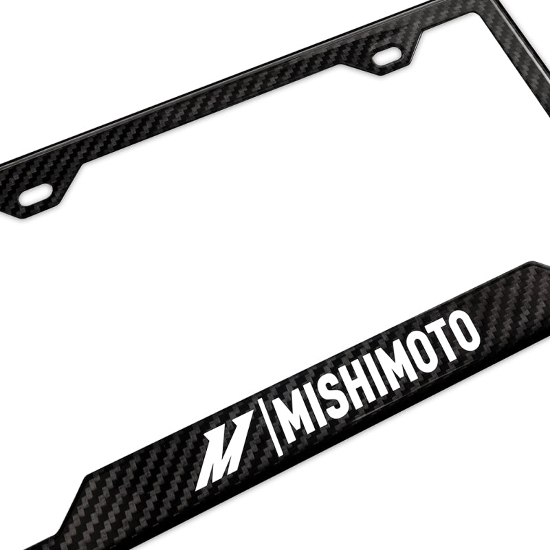 Mishimoto Carbon Fiber License Plate Frame - Gloss Cargo Boxes & Bags Mishimoto