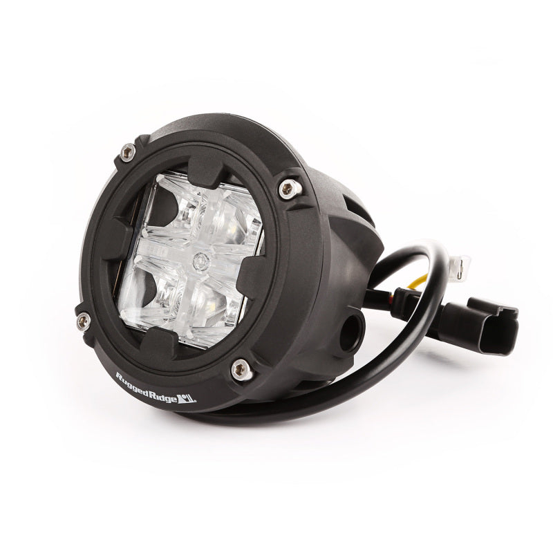 Rugged Ridge Round LED Light 3.5in Combo High/Low Beam Light Bars & Cubes Rugged Ridge