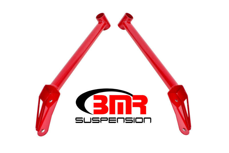 BMR 16-17 6th Gen Camaro Front Of Rear Cradle Brace - Red Chassis Bracing BMR Suspension