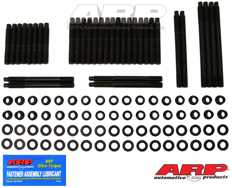 ARP SB Chevy Rodeck alum blck w/Brod cntd valve hds 12pt hsk Rod Bolt Kits ARP