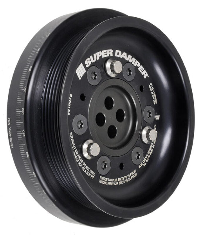 ATI Shell - Out - 7.00 - AL - 6 Grv - Serp - 21 Percent UD - 2020+ Toyota Supra/2019+ BMW Z4 B58 Crankshaft Dampers ATI