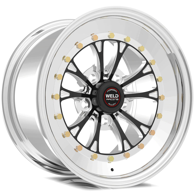 Weld Vitesse 15x10 / 5x4.75 BP / 6.5in. BS Black Wheel - Non-Beadlock Wheels - Forged Weld