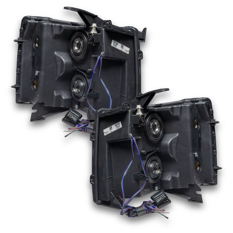 Oracle 07-13 Chevrolet Silverado SMD HL - Square - ColorSHIFT w/ BC1 Controller Headlights ORACLE Lighting