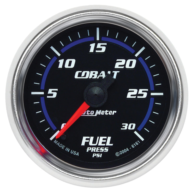 Autometer Cobalt 52mm 0-30 PSI Full Sweep Electronic Fuel Pressure Gauge Gauges AutoMeter