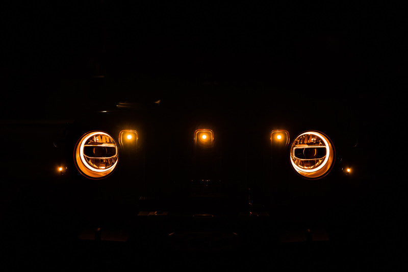 DV8 Offroad 2018+ Jeep JL Grill Amber Marker Lights Grilles DV8 Offroad