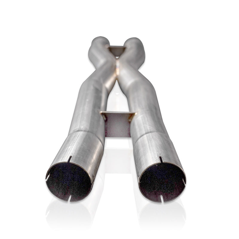 Stainless Works 18-21 Mustang GT Mid Resonator Delete X-Pipe Connecting Pipes Stainless Works