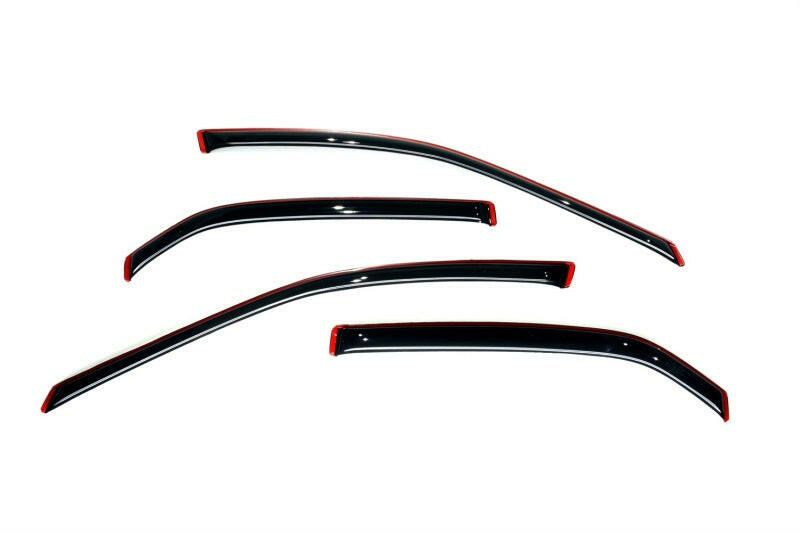 AVS 98-02 Honda Accord Ventvisor In-Channel Front & Rear Window Deflectors 4pc - Smoke Wind Deflectors AVS