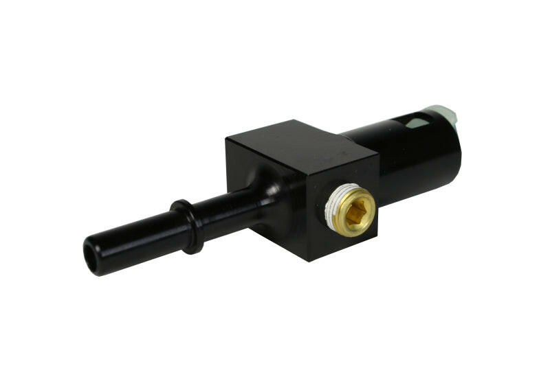 Aeromotive 5/16in Quick Connect with AN-06 port and 1/8in gauge port Fittings Aeromotive