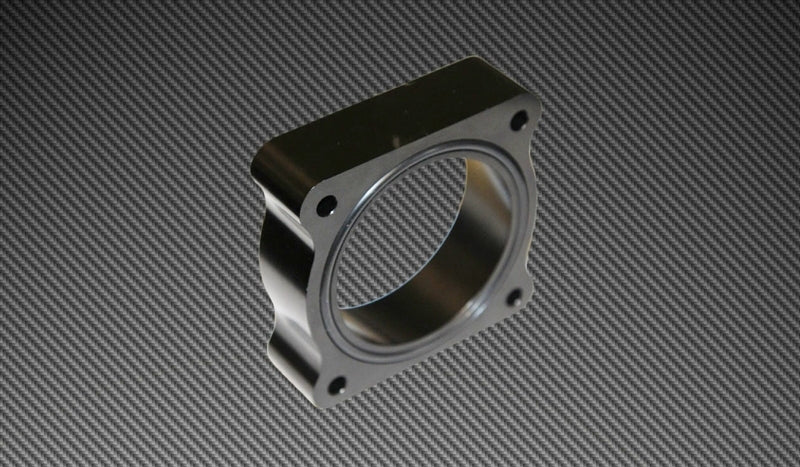 Torque Solution Throttle Body Spacer 2013 Ford Focus ST - Black Throttle Body Spacers Torque Solution
