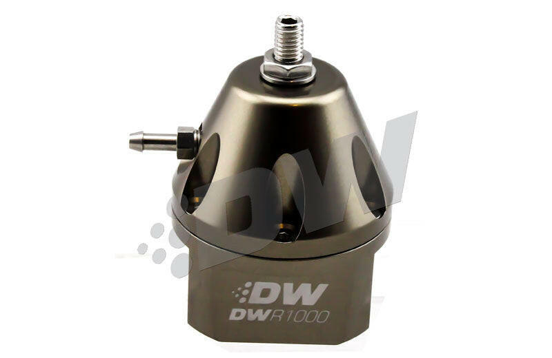 DeatschWerks DWR1000 Adjustable Fuel Pressure Regulator - Titanium Fuel Pressure Regulators DeatschWerks