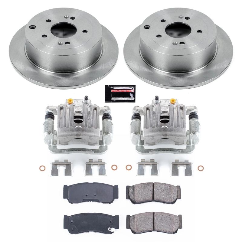Power Stop 07-09 Hyundai Santa Fe Rear Autospecialty Brake Kit w/Calipers Brake Kits - OE PowerStop