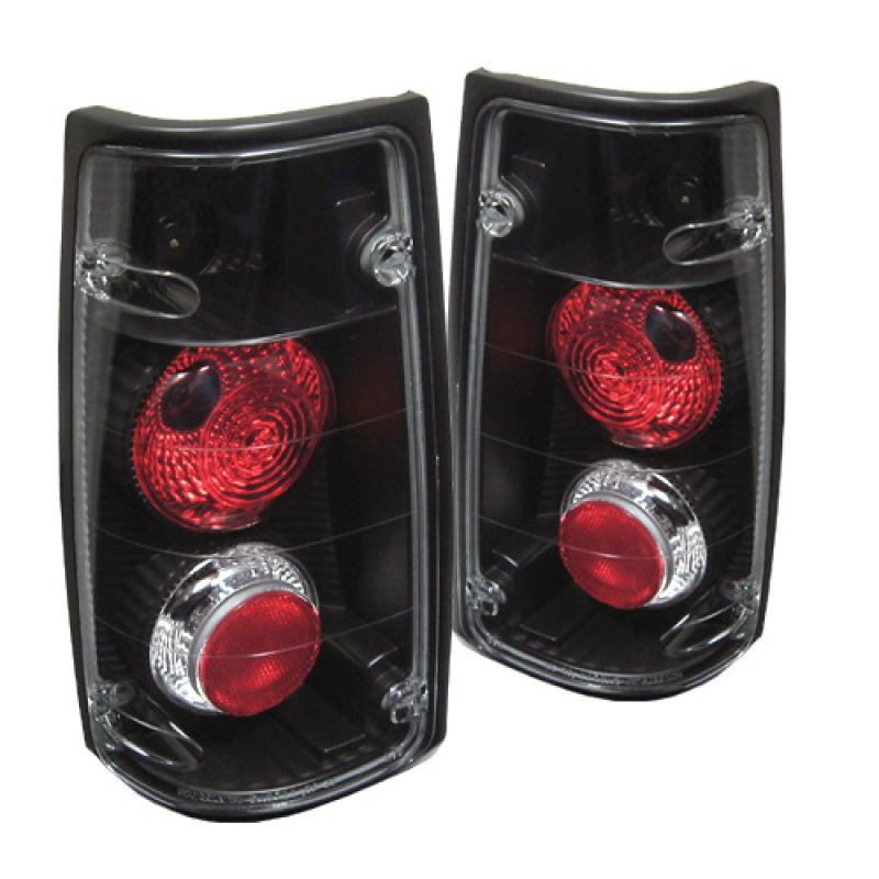 Spyder Isuzu Rodeo 91-97/Isuzu Amigo 89-94 Euro Style Tail Lights Black ALT-YD-IR91-BK Tail Lights SPYDER
