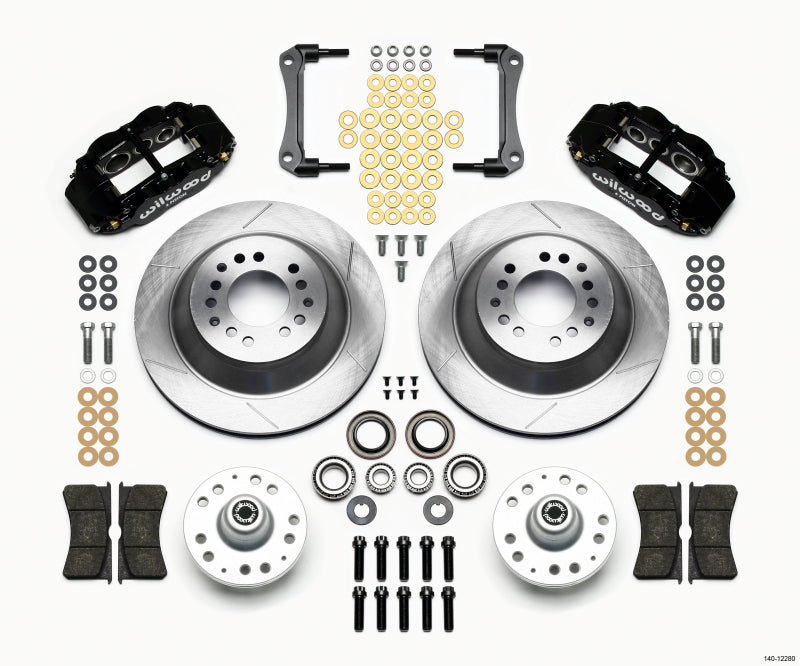 Wilwood Narrow Superlite 6R Front Hub & 1PC Rtr Kit 12.88in 79-81 Camaro Big Brake Kits Wilwood