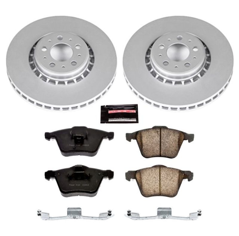 Power Stop 03-14 Volvo XC90 Front Z23 Evolution Sport Coated Brake Kit Brake Kits - Performance D&S PowerStop