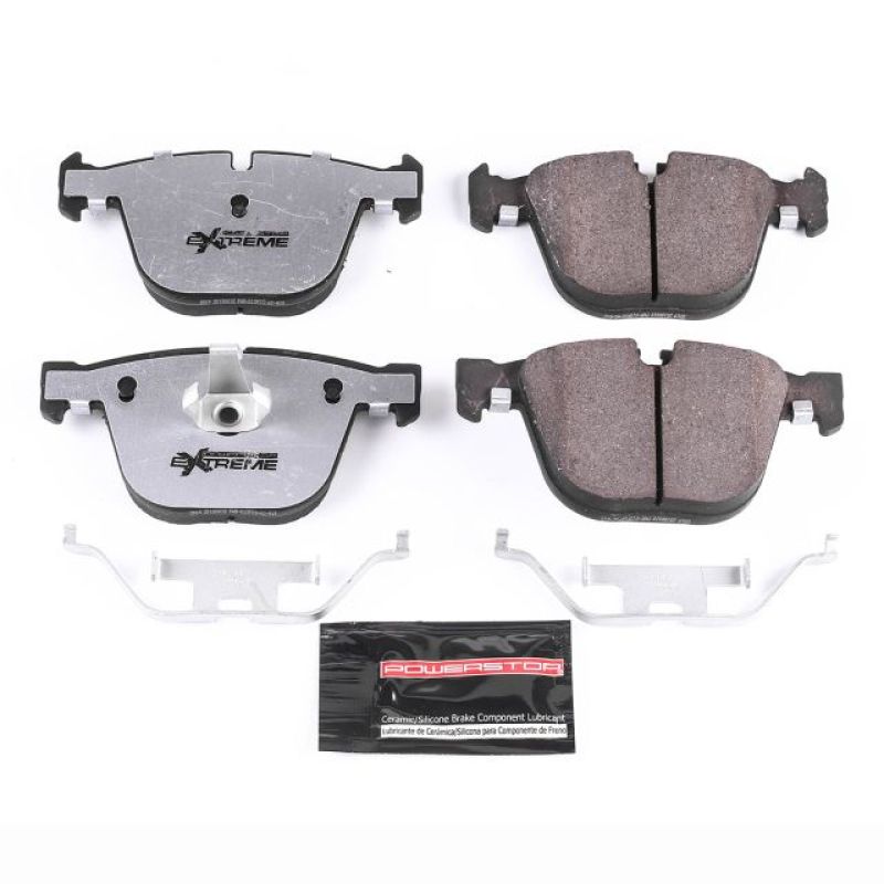 Power Stop 2011 BMW 1 Series M Rear Z26 Extreme Street Brake Pads w/Hardware Brake Pads - Performance PowerStop