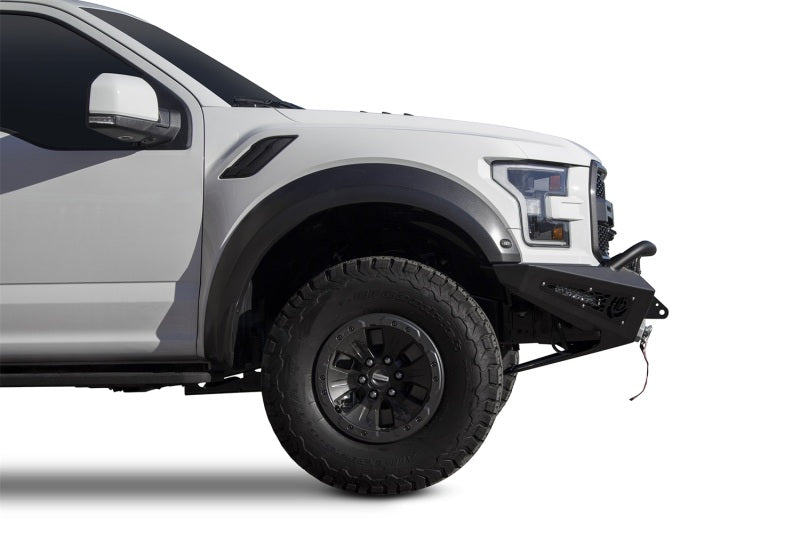 Addictive Desert Designs 17-18 Ford F-150 Raptor HoneyBadger Front Bumper w/ Winch Mount Bumpers - Steel Addictive Desert Designs