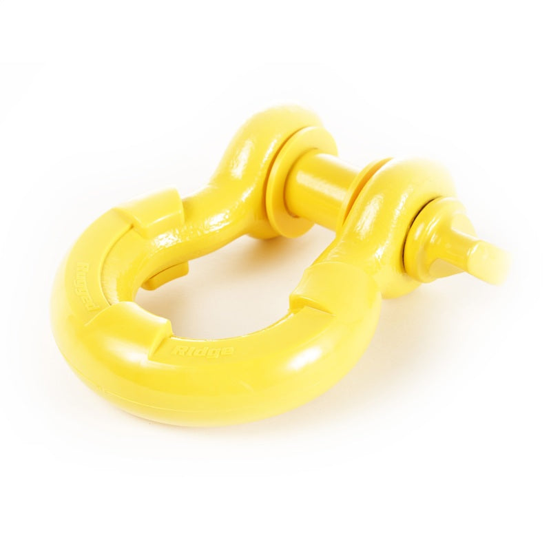 Rugged Ridge Yellow 3/4in D-Ring Isolator Kit Shackle Kits Rugged Ridge