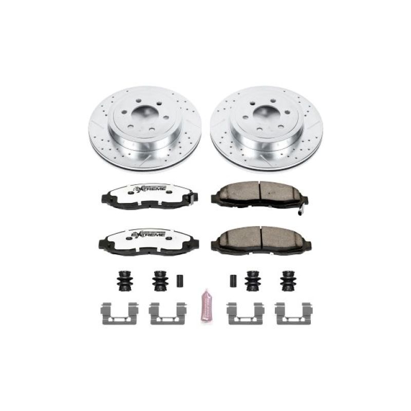 Power Stop 03-04 Dodge Dakota Front Z36 Truck & Tow Brake Kit Brake Kits - Performance D&S PowerStop