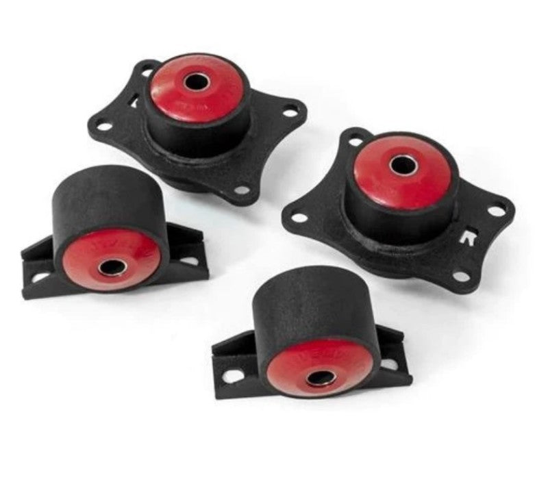 Innovative 00-09 Honda S2000 F-Series Black Steel Mounts 75A Bushings (Rear Diff Mounts OEM Diff) Engine Mounts Innovative Mounts