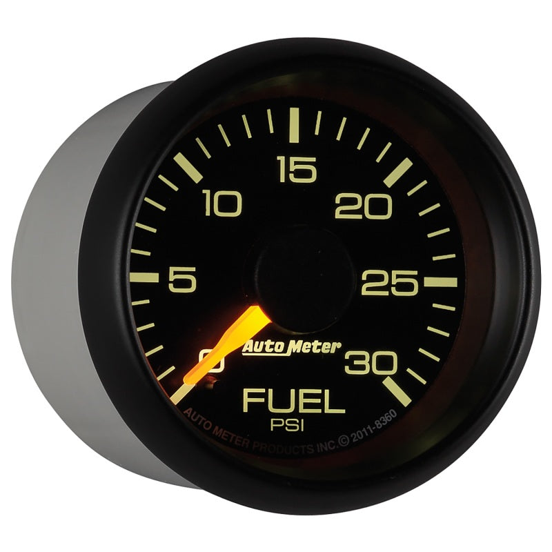 Autometer Factory Match Chevy 2-1/16in FSE 0-30 PSI Fuel Pressure Gauge Gauges AutoMeter