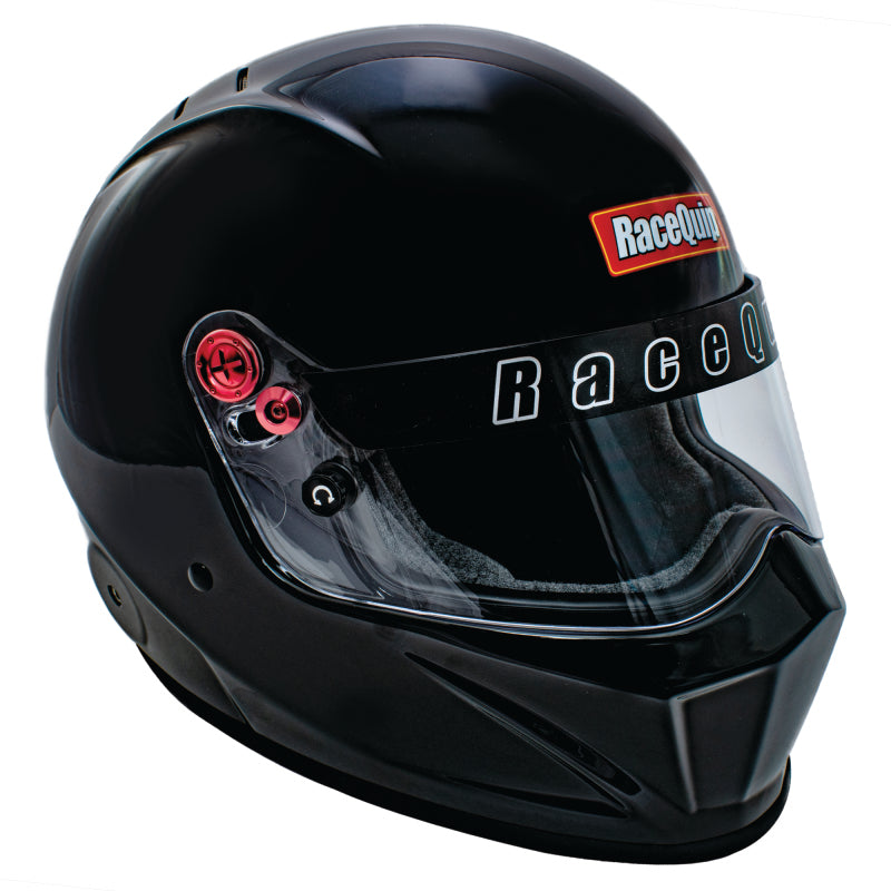 Racequip Gloss Black VESTA20 SA2020 Medium Helmets and Accessories Racequip