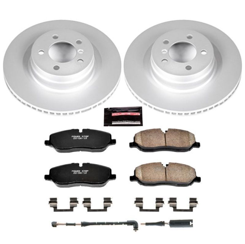 Power Stop 06-09 Land Rover Range Rover Front Z23 Evolution Sport Coated Brake Kit Brake Kits - Performance D&S PowerStop