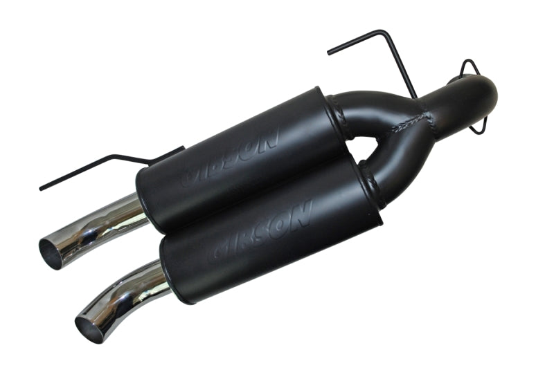 Gibson 11-13 Polaris Ranger RZR XP 900 Base Dual Exhaust - Black Ceramic Powersports Exhausts Gibson