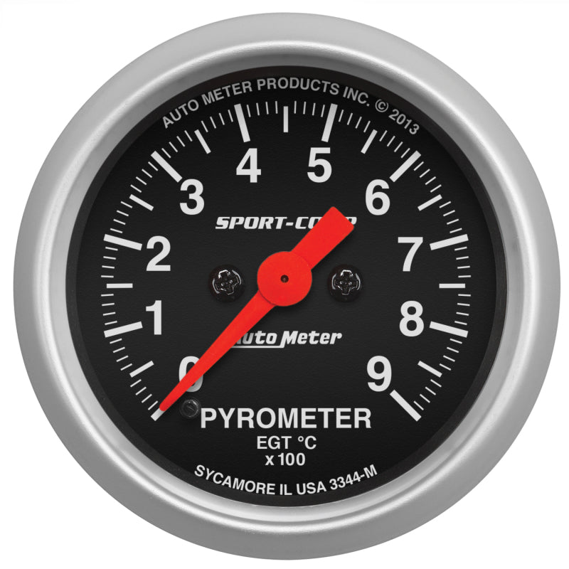 Autometer Sport-Comp 52.4mm 0-900 Deg C Electronic Pyrometer Gauge Gauges AutoMeter